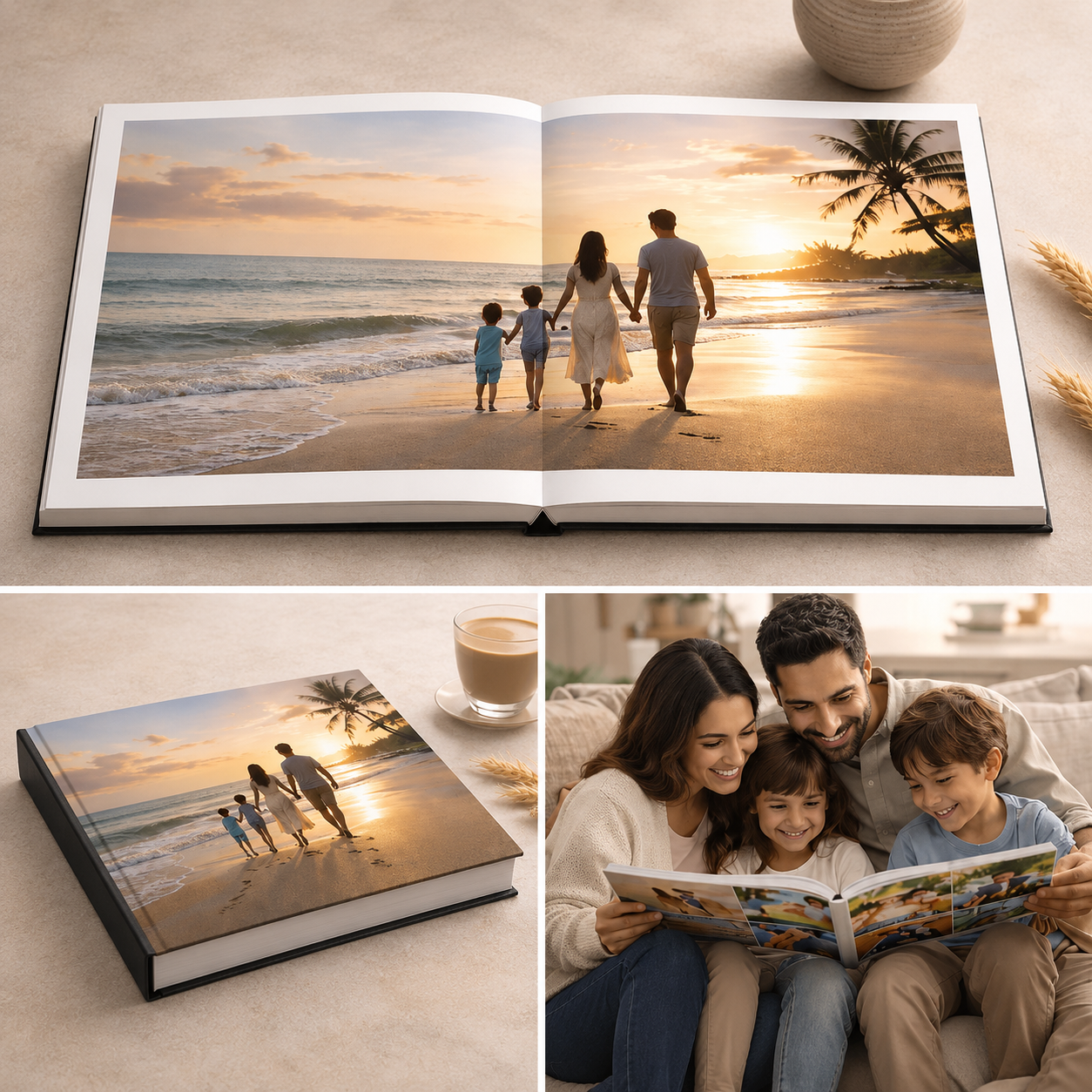 Elegant Layflat Wedding Albums & Memory Books by NOSTALO™